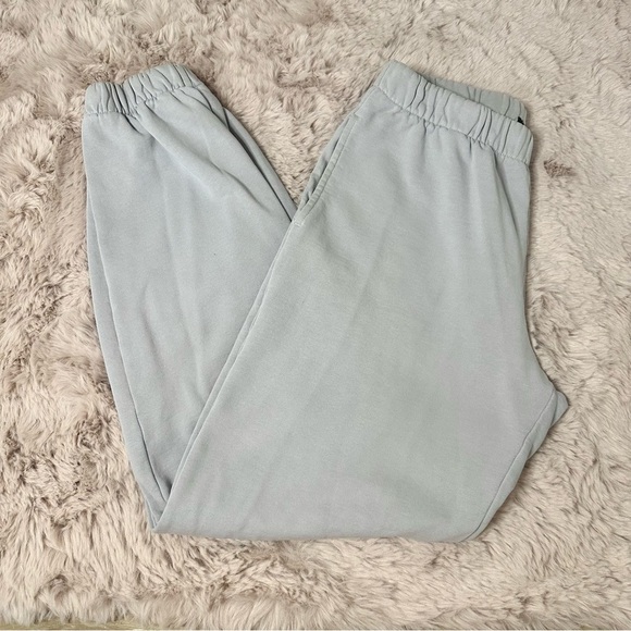 Brandy Melville Periwinkle Blue Rosa Jogger Baggy Sweatpants - Picture 1 of 7